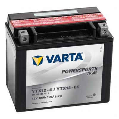 Varta Powersports AGM Active 510909017A512 akkumulátor, 12V 10Ah 170A, YTX12-4